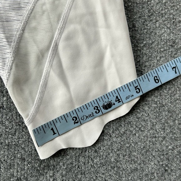 Lululemon Legging Women 12 Wunder Under Scalloped Hem High Rise Crop 32X24 Lulu - Picture 7 of 14